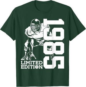 40th BIRTHDAY FOOTBALL LIMITED EDITION 1985 FOOTBALL T-Shirt - T-Shirt | Forest