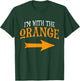 I'm With Orange Halloween Costume Funny Couples Orange T-Shirt - T-Shirt | Forest