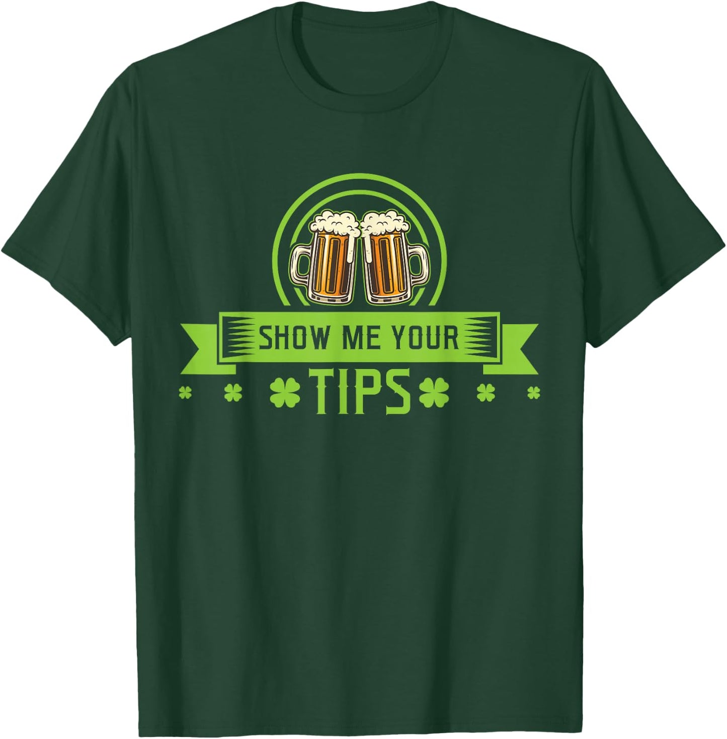 St Patricks Day Bartender T-Shirt - T-Shirt | Forest