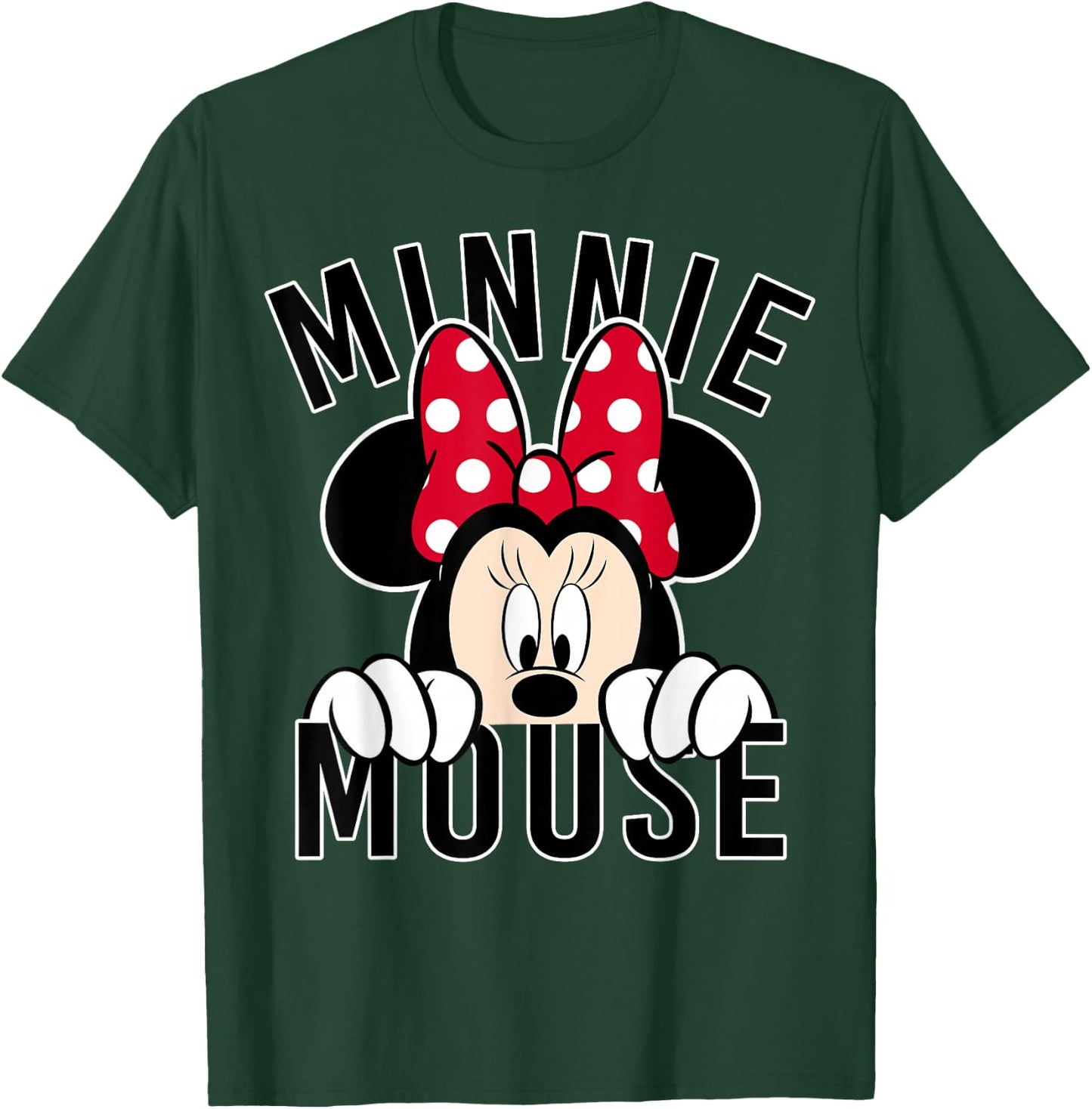 Disney - Minnie Rock the Dots Peeking Minnie T-Shirt - T-Shirt | Forest