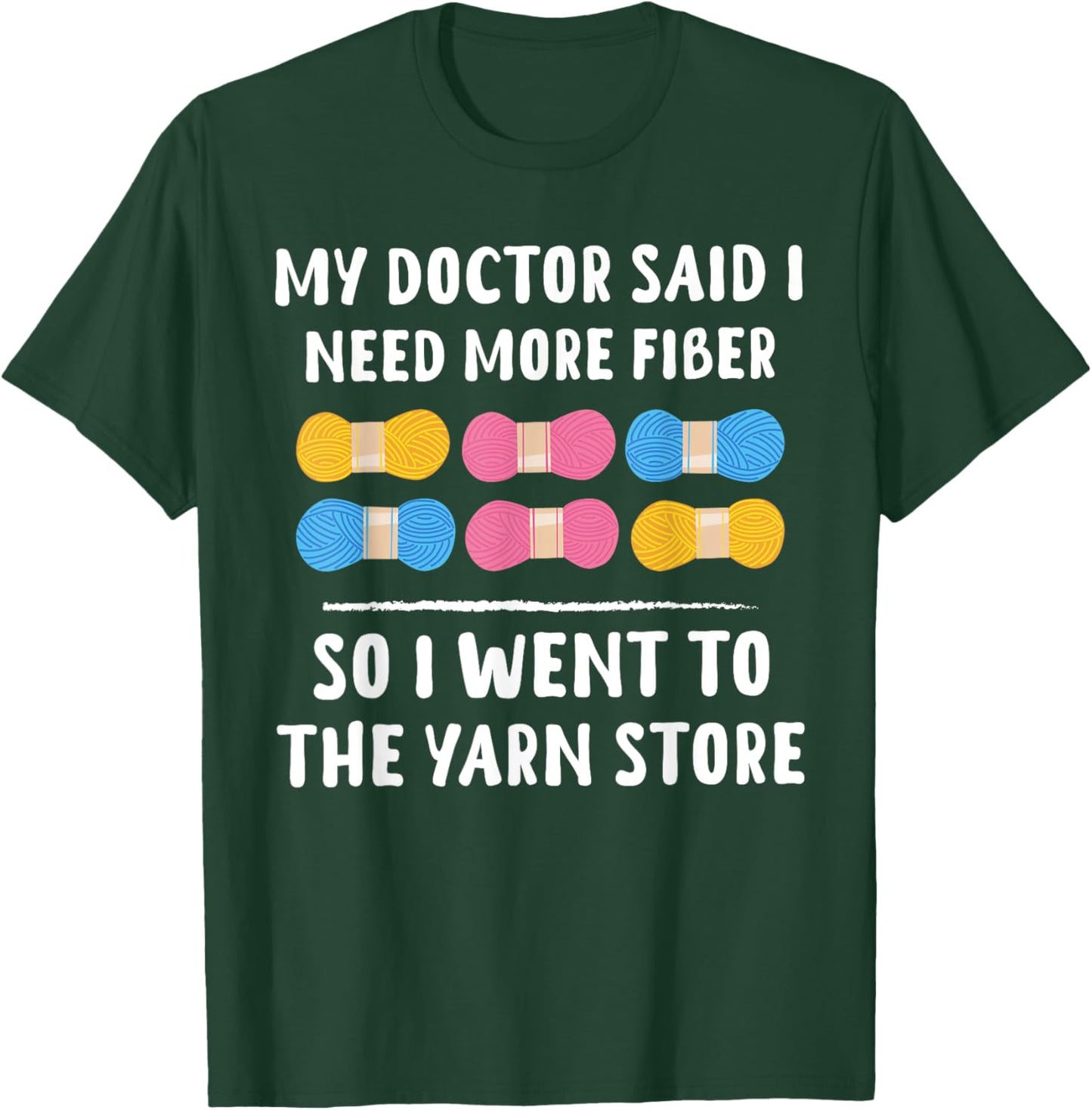 Funny Crochet Crocheting Gifts Crocheter Knitting T-Shirt - T-Shirt | Forest