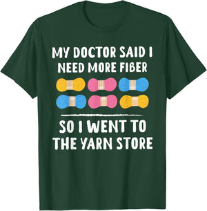 Funny Crochet Crocheting Gifts Crocheter Knitting T-Shirt - T-Shirt | Forest