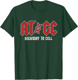 AT/GC - Lustiger Lehrer Student Biologie T-Shirt - T-Shirt | Forest