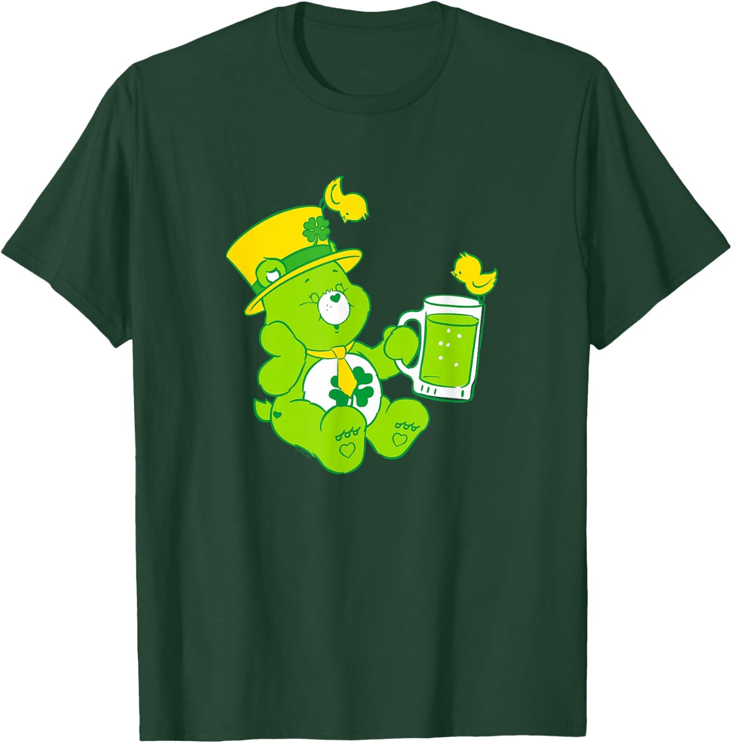 Care Bears Good Luck Bear St. Patrick's Lucky Juice T-Shirt - T-Shirt | Forest