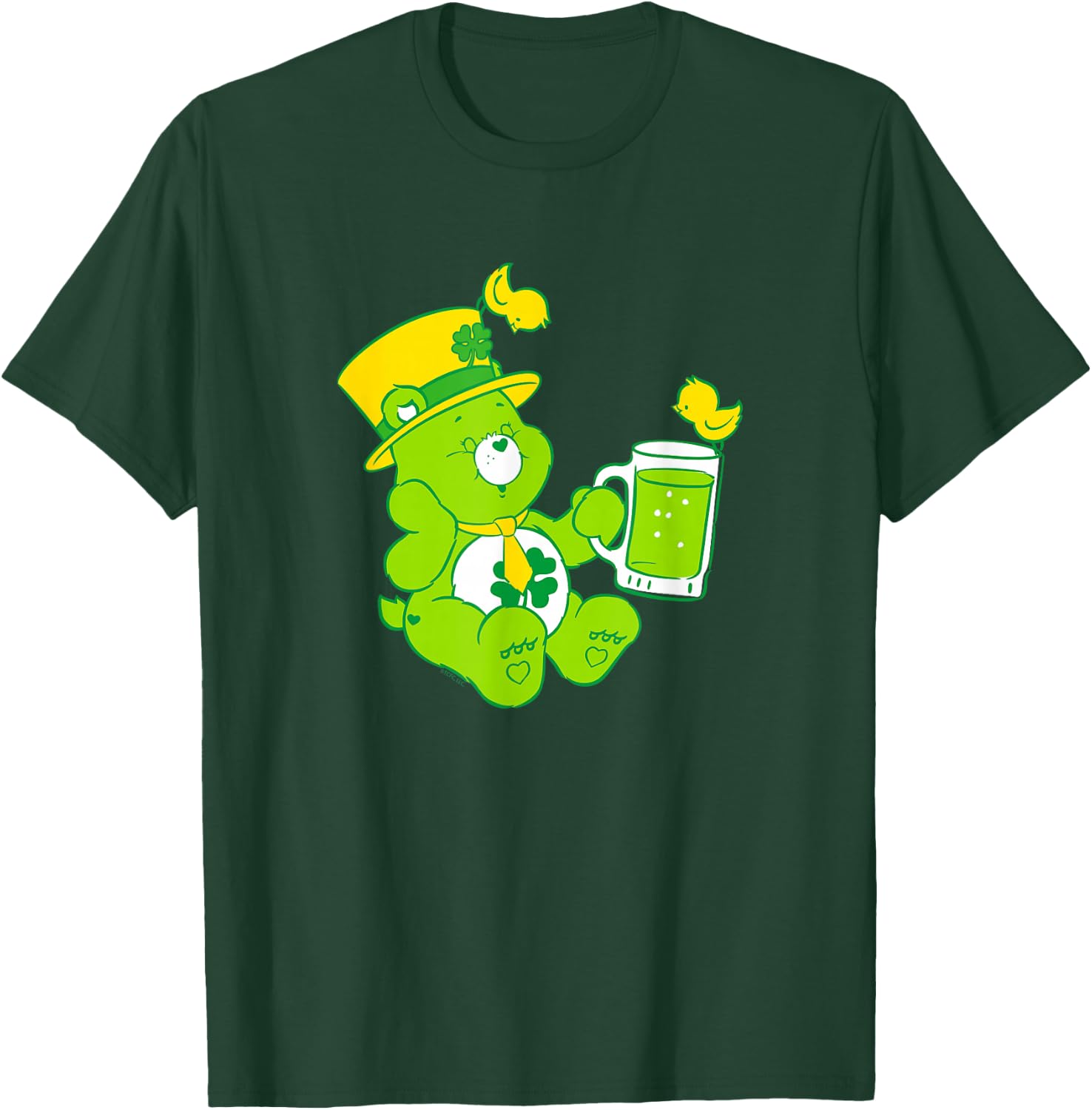 Care Bears Good Luck Bear St. Patrick's Lucky Juice T-Shirt - T-Shirt | Forest