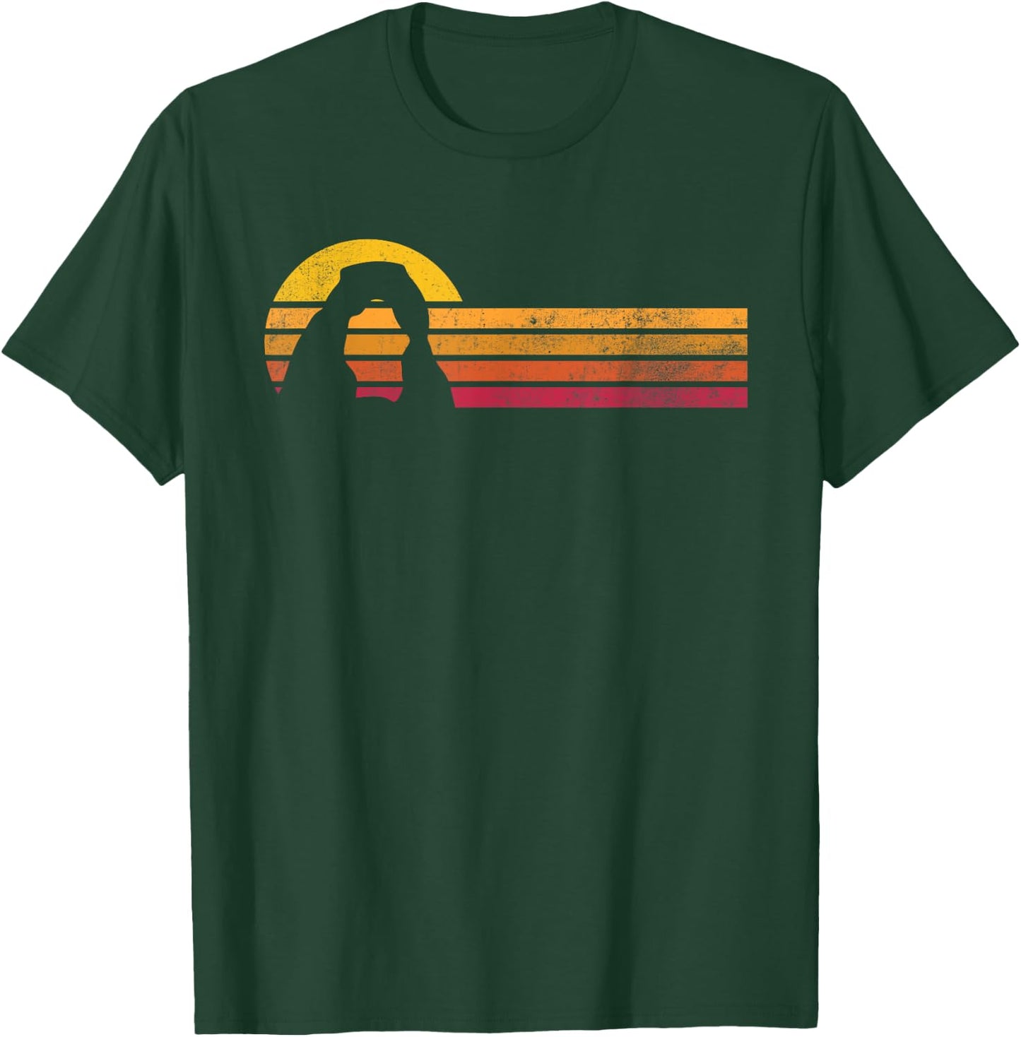 Retro Arches National Park Vintage Delicate Arch Utah T-Shirt - T-Shirt | Forest