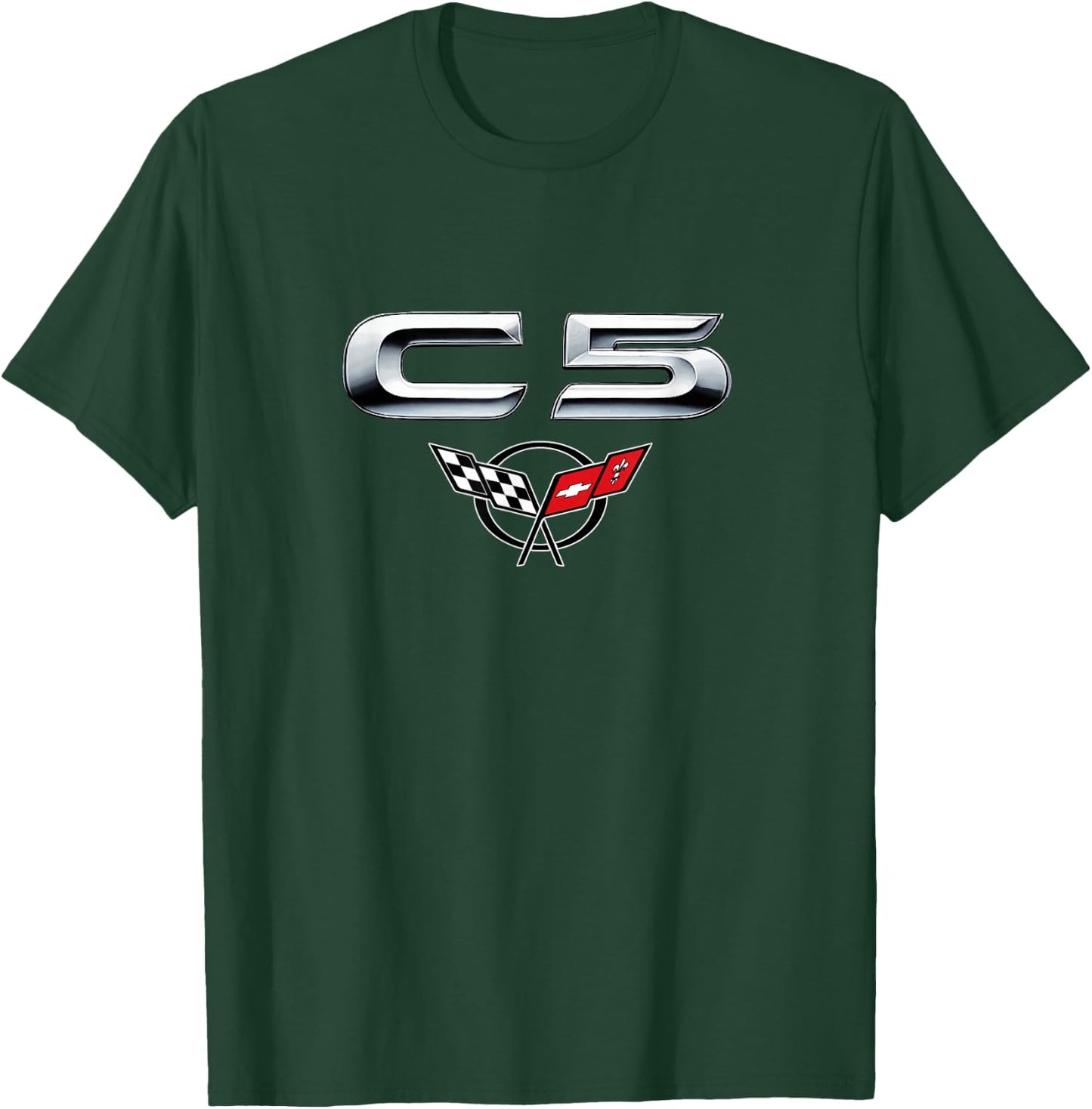 Classic CAR Emblem 1997-2004 C5 Muscle CAR Vintage Badge T-Shirt - T-Shirt | Forest