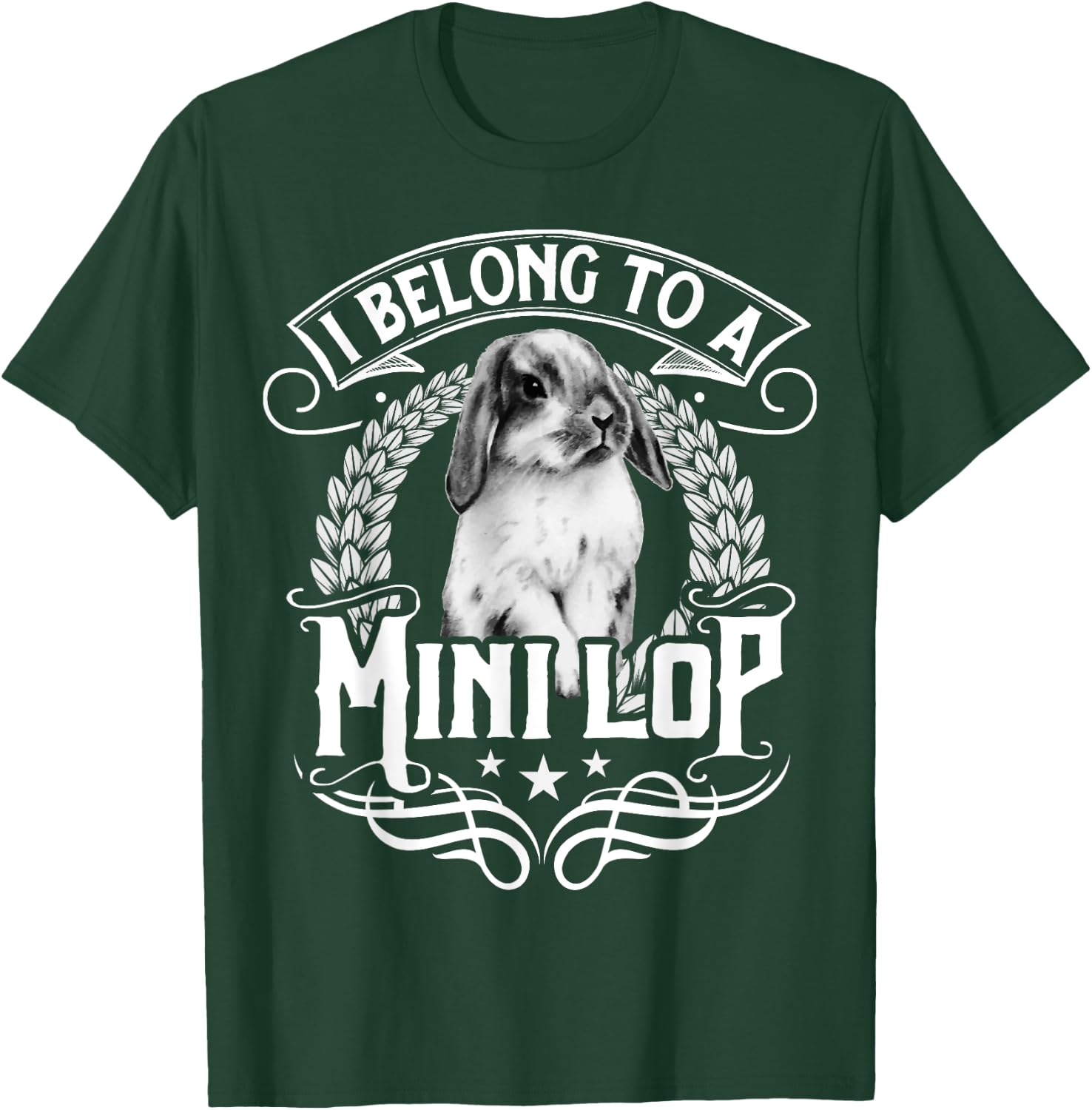 I Belong To A Mini Lop T-Shirt - T-Shirt | Forest
