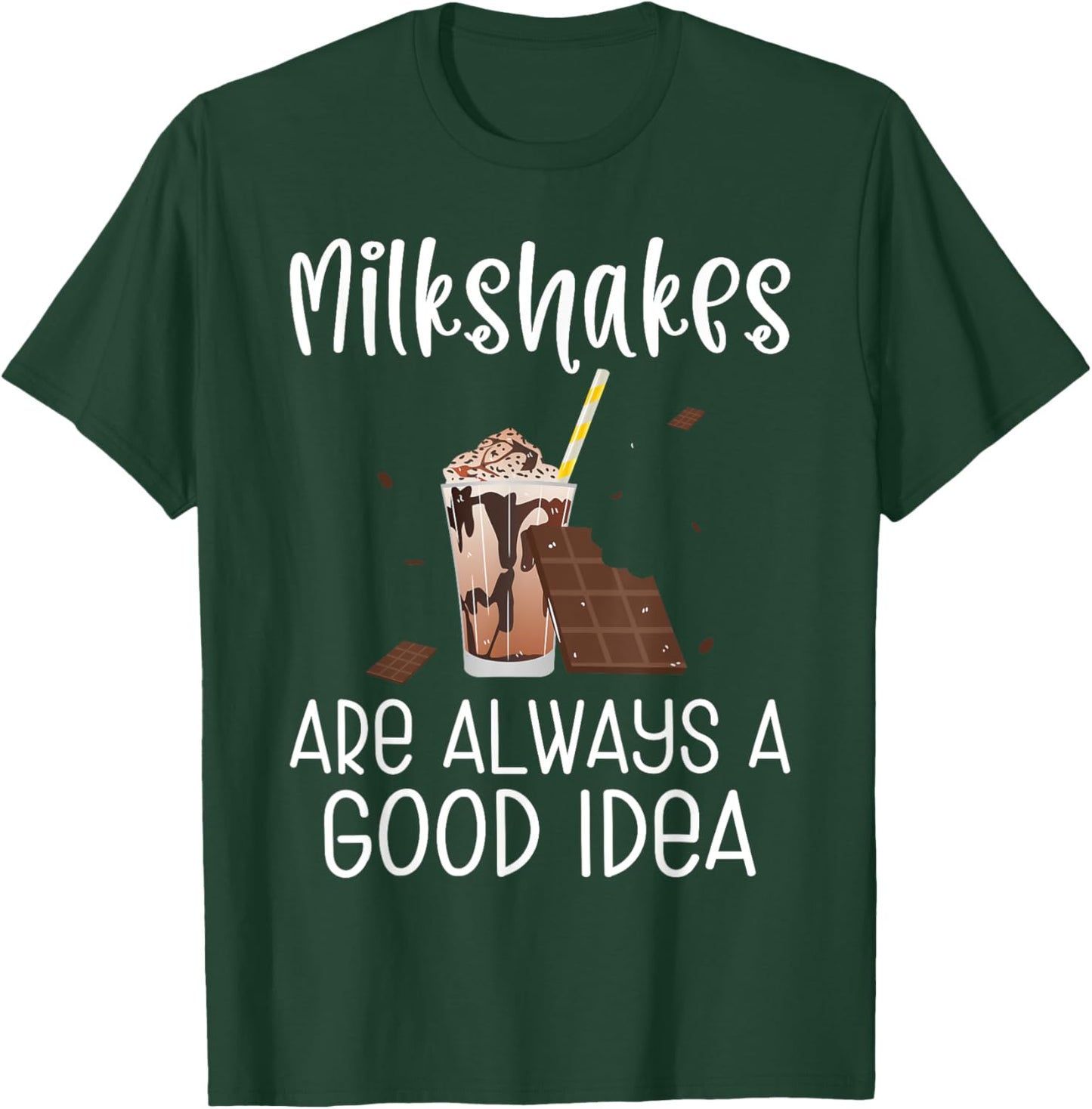 Milkshakes are always a good Idea Milkshake T-Shirt - T-Shirt | Forest