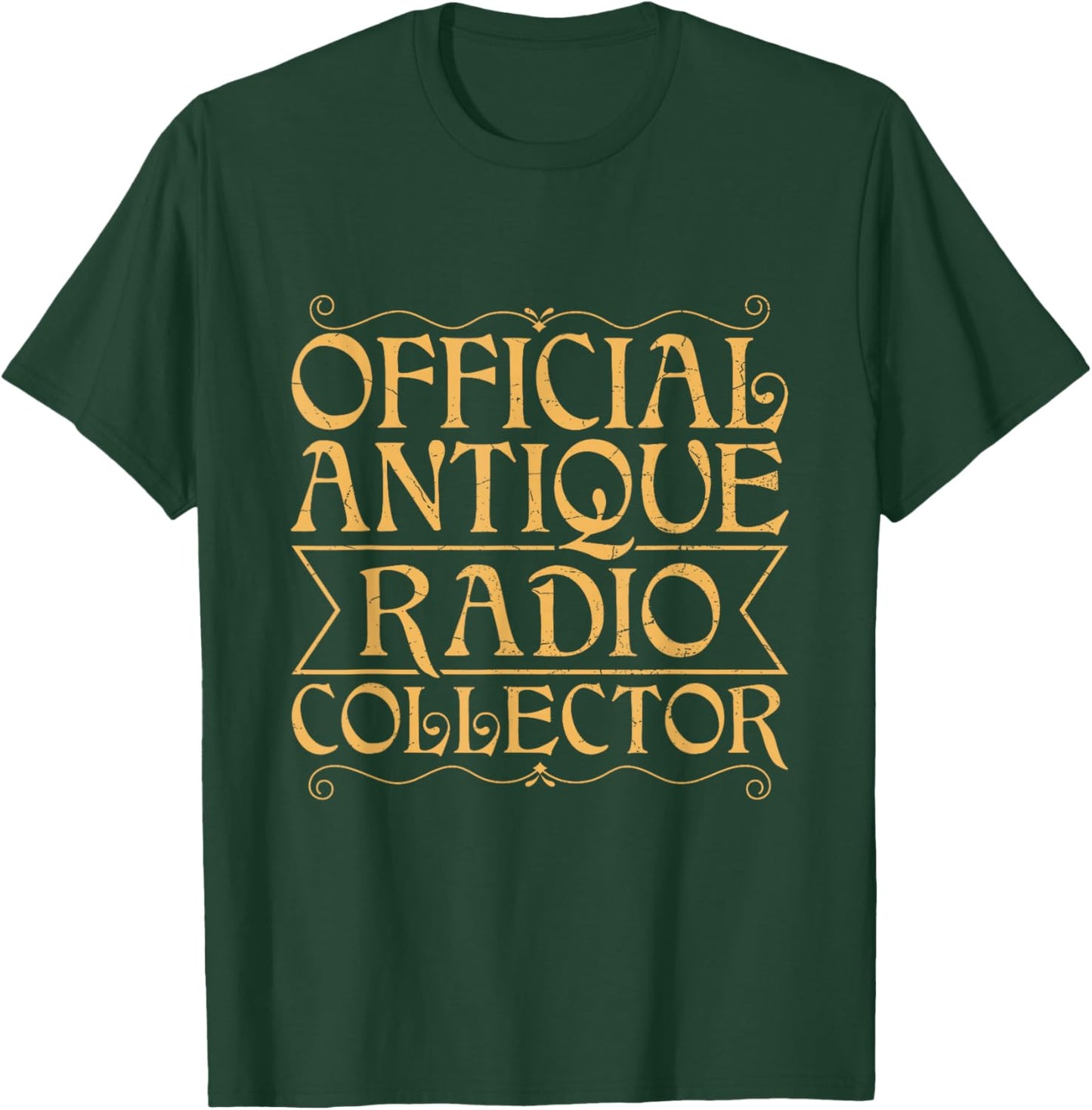 Radio Collector Design for a Antique Radio Collector T-Shirt - T-Shirt | Forest