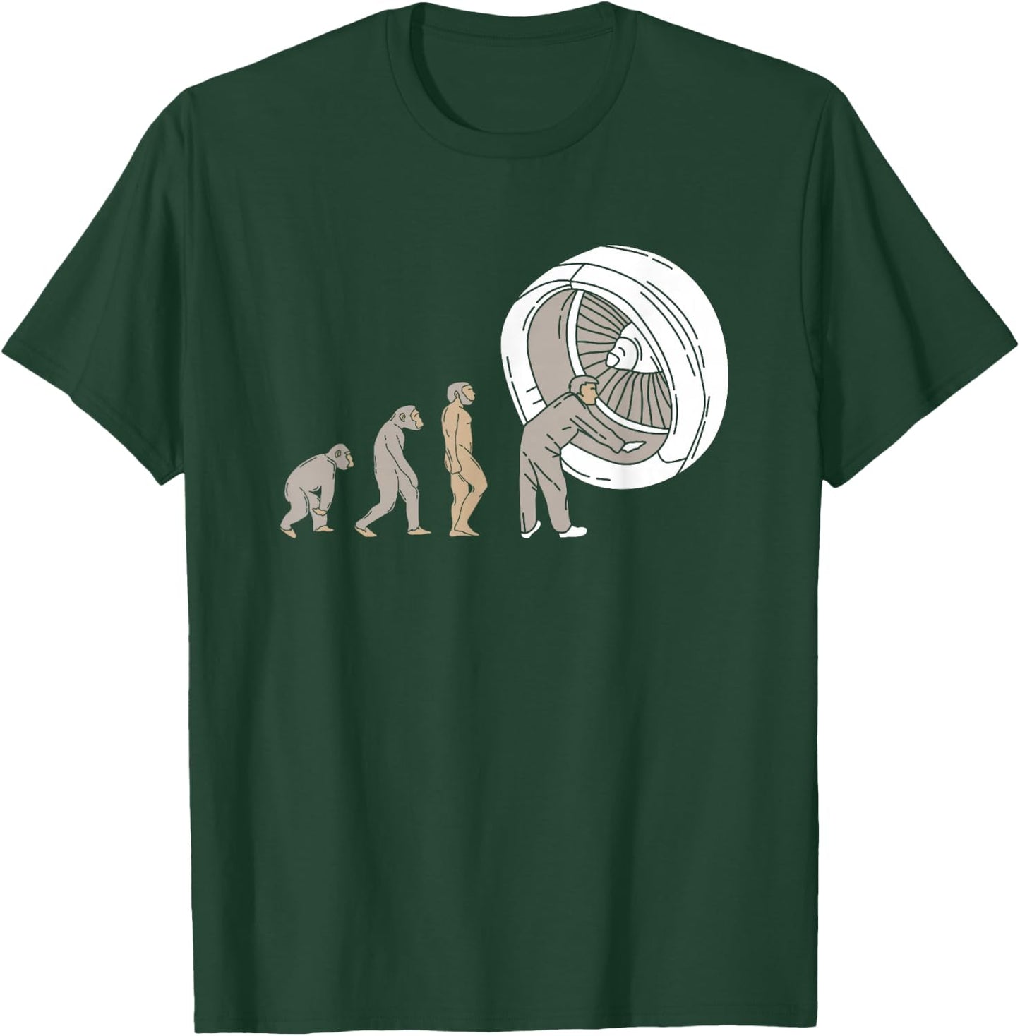 Airplane Mechanic Aircraft Maintenance Technician T-Shirt - T-Shirt | Forest