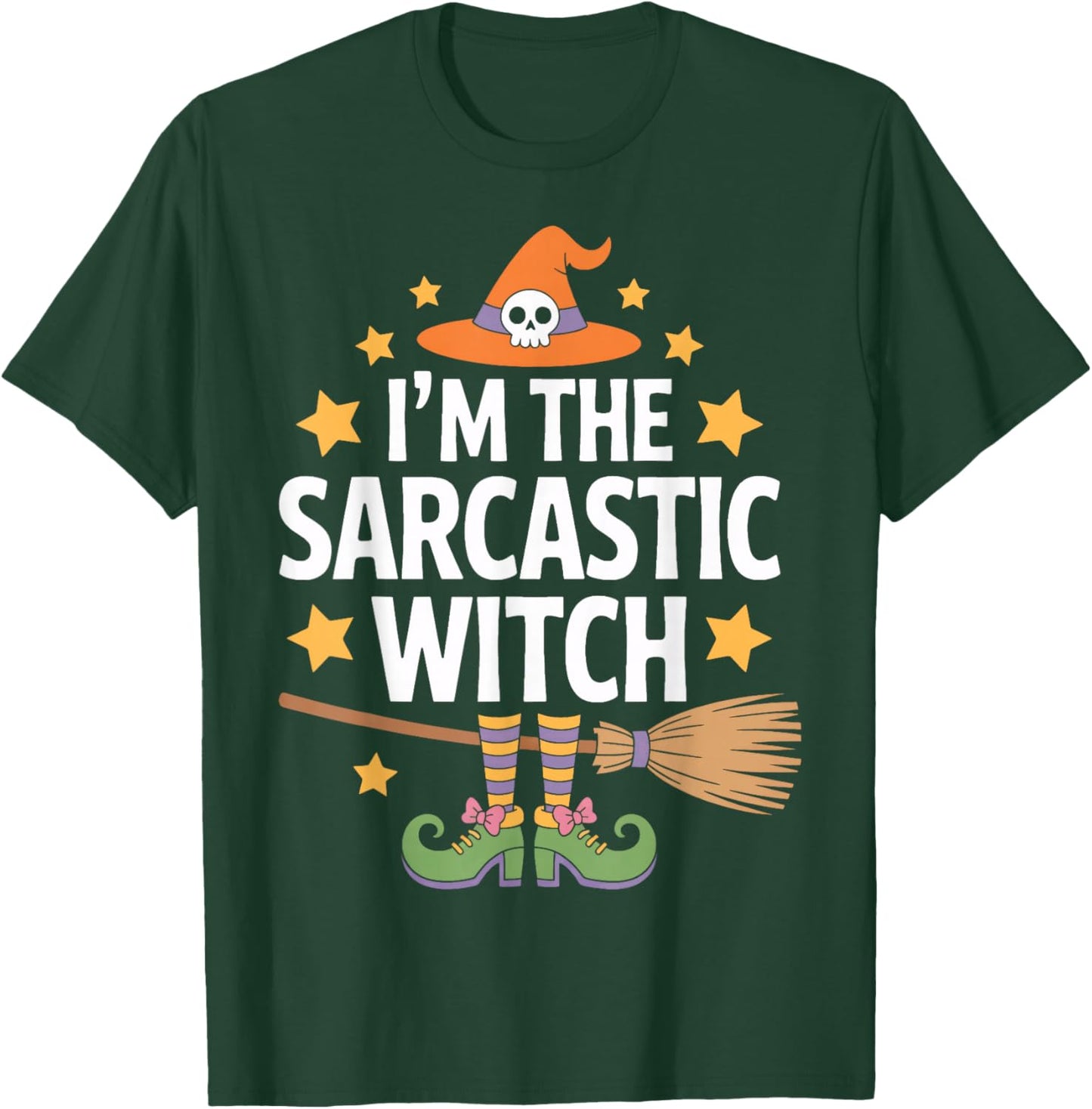 Halloween I'm The Sarcastic Witch for Sarcastic Women T-Shirt - T-Shirt | Forest
