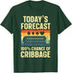 Funny Cribbage Design Women Kids Card Game Cribbage T-Shirt - T-Shirt | Forest