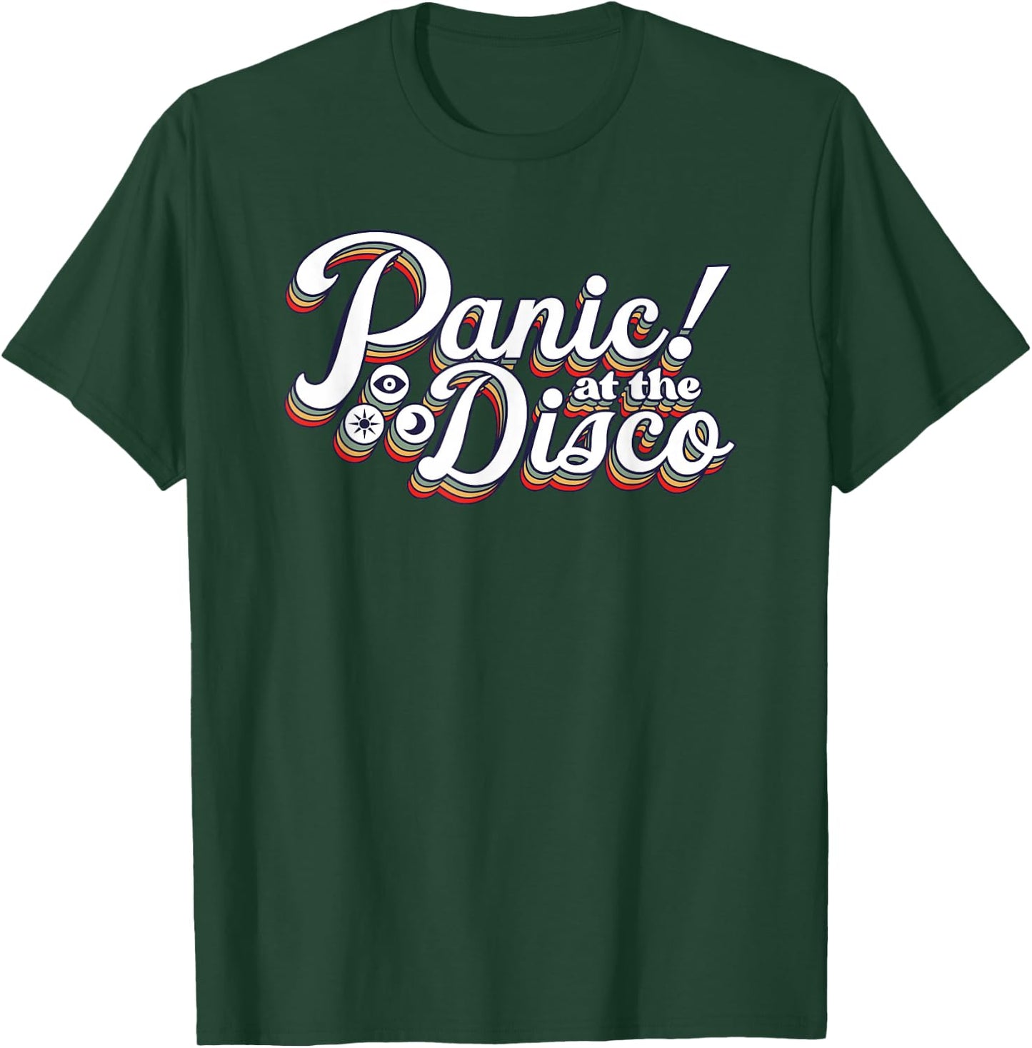 Panic! at The Disco - Rainbow Logo T-Shirt - T-Shirt | Forest