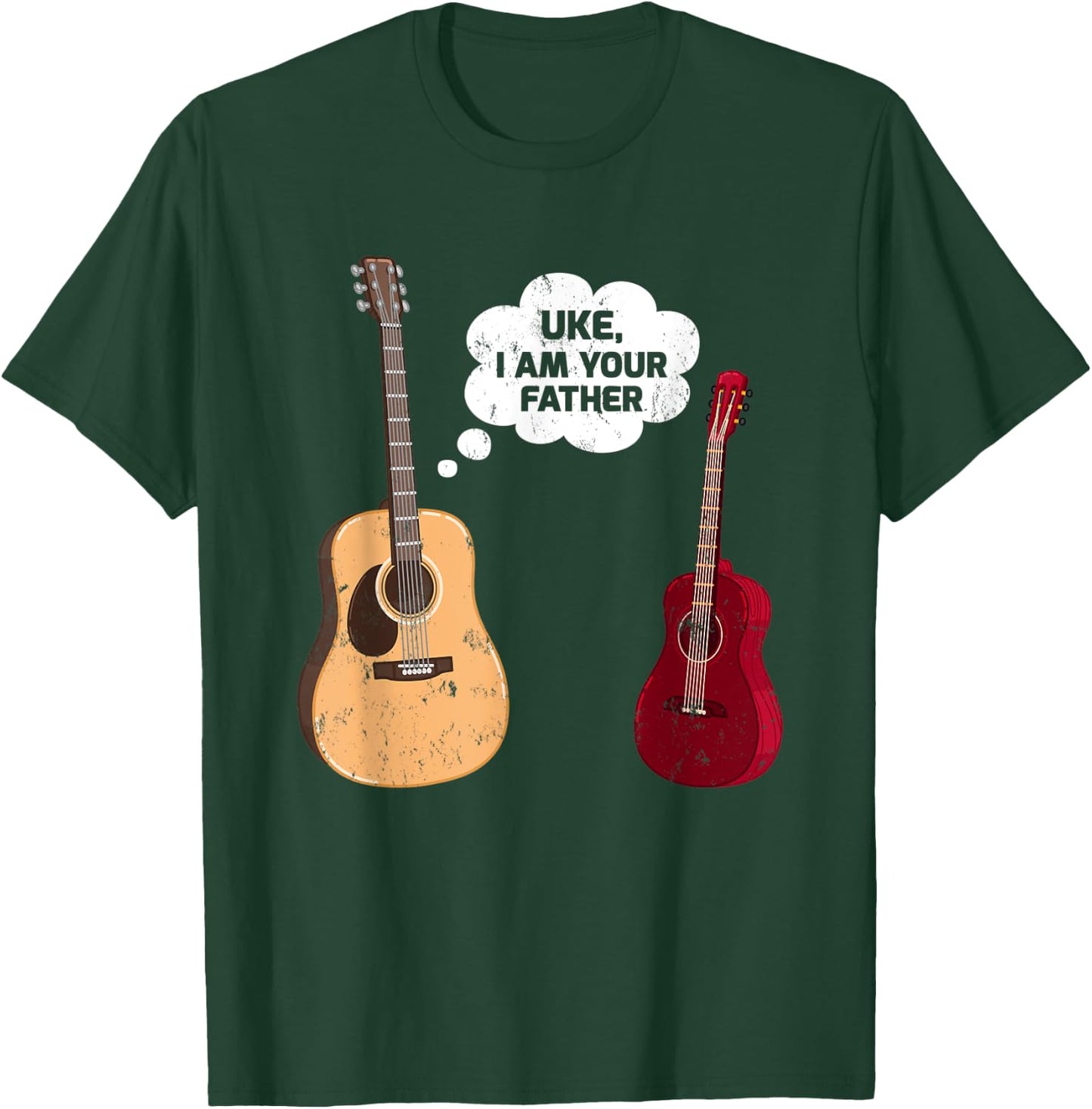 Uke I Am Your Father Funny Ukulele Guitar Music T-Shirt - T-Shirt | Forest