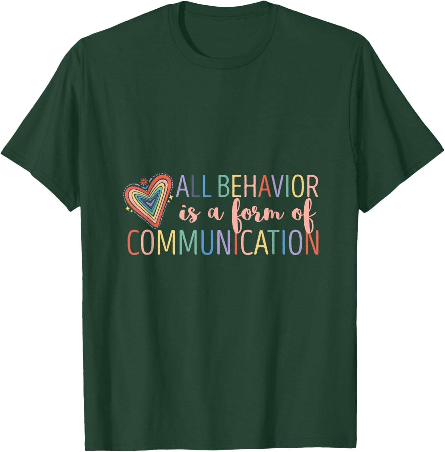 Behaviour Form Intervention Teacher Intervention Specialist T-Shirt - T-Shirt | Forest