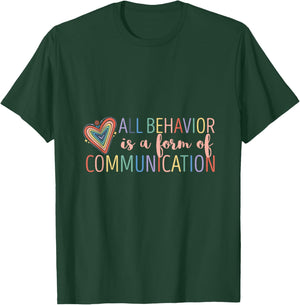 Behaviour Form Intervention Teacher Intervention Specialist T-Shirt - T-Shirt | Forest