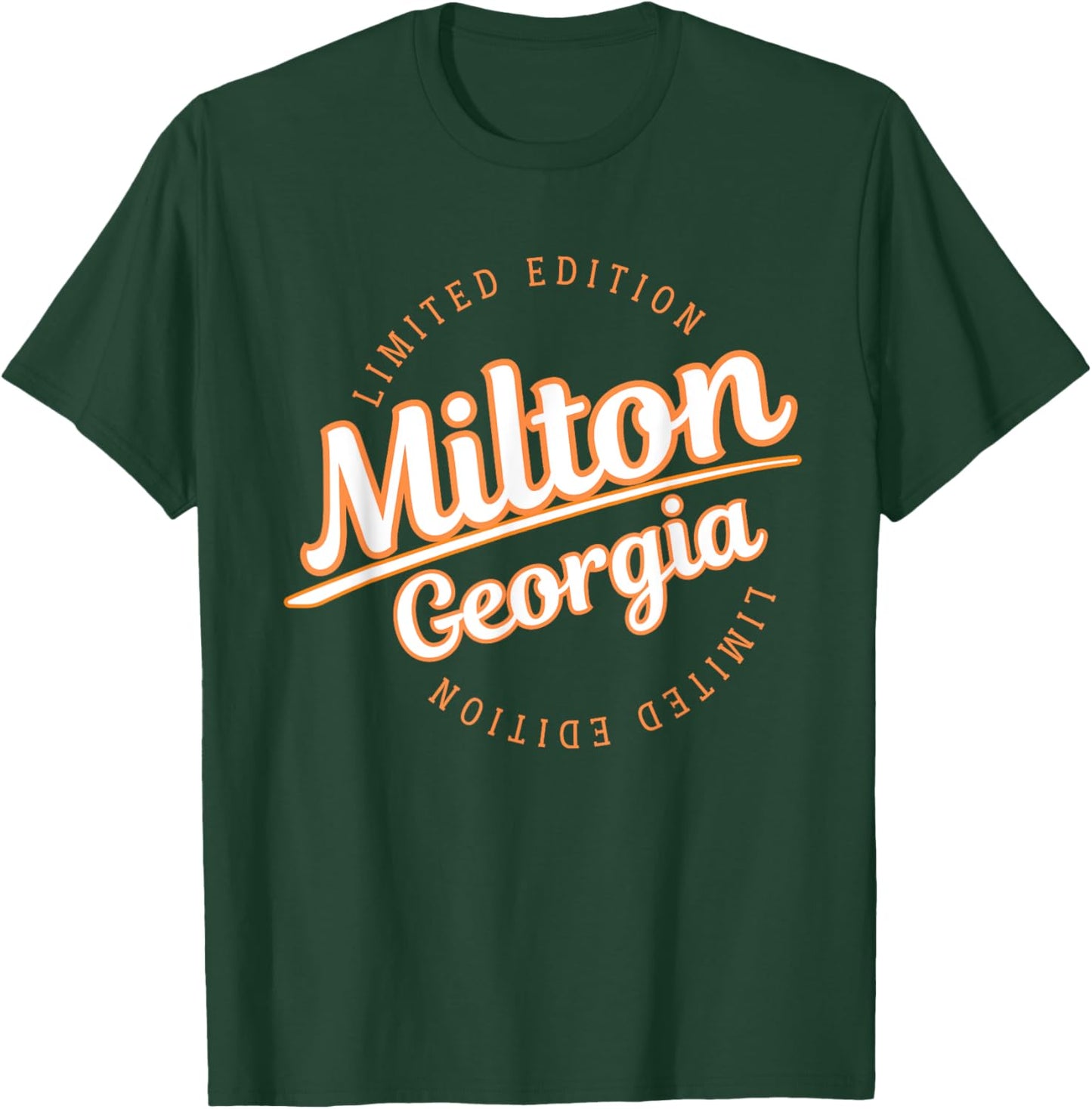 Retro Athletic Milton GA Apparel T-Shirt - T-Shirt | Forest