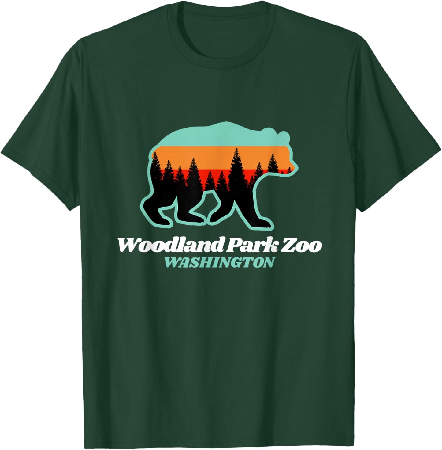 Woodland Park Zoo Washington Tourist T-Shirt - T-Shirt | Forest