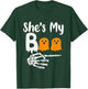 She's My Boo Matching Halloween Pajama Couples He's My Boo T-Shirt - T-Shirt | Forest