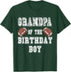 Grandpa of the Birthday Boy Football Lover Family Birthday T-Shirt - T-Shirt | Forest