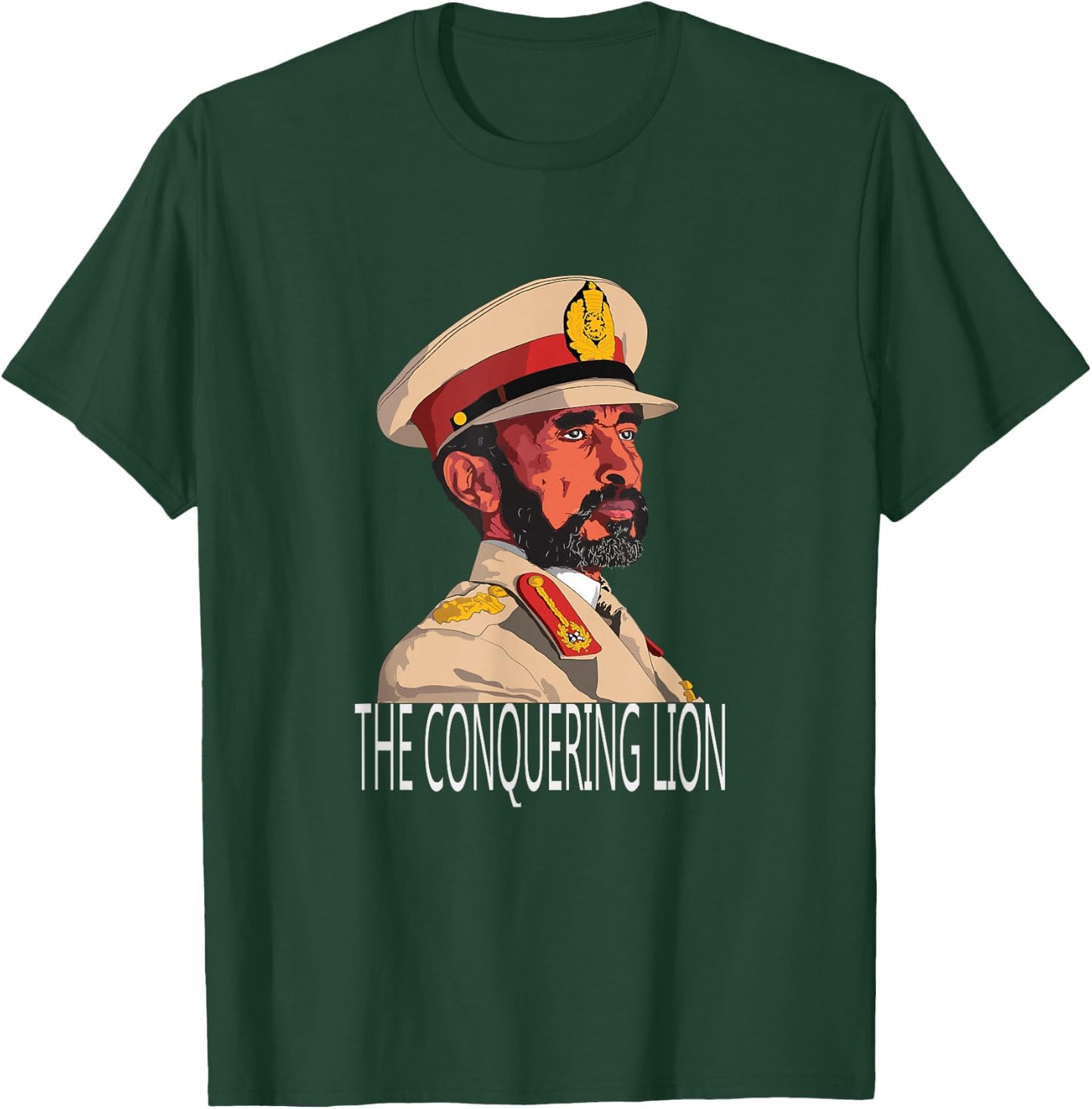 Haile Selassie Portrait T-Shirt - T-Shirt | Forest