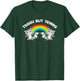Trash But Trying Raccoon Rainbow T-Shirt - T-Shirt | Forest