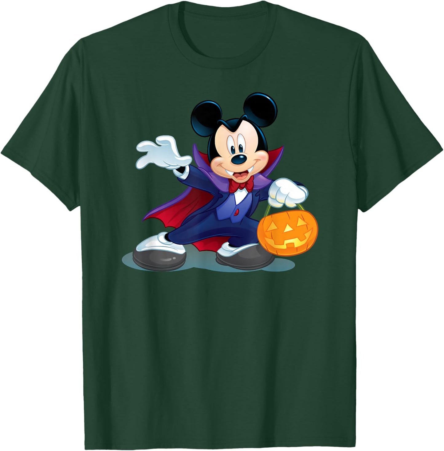 Disney Halloween Mickey Mouse Vampire T-Shirt - T-Shirt | Forest
