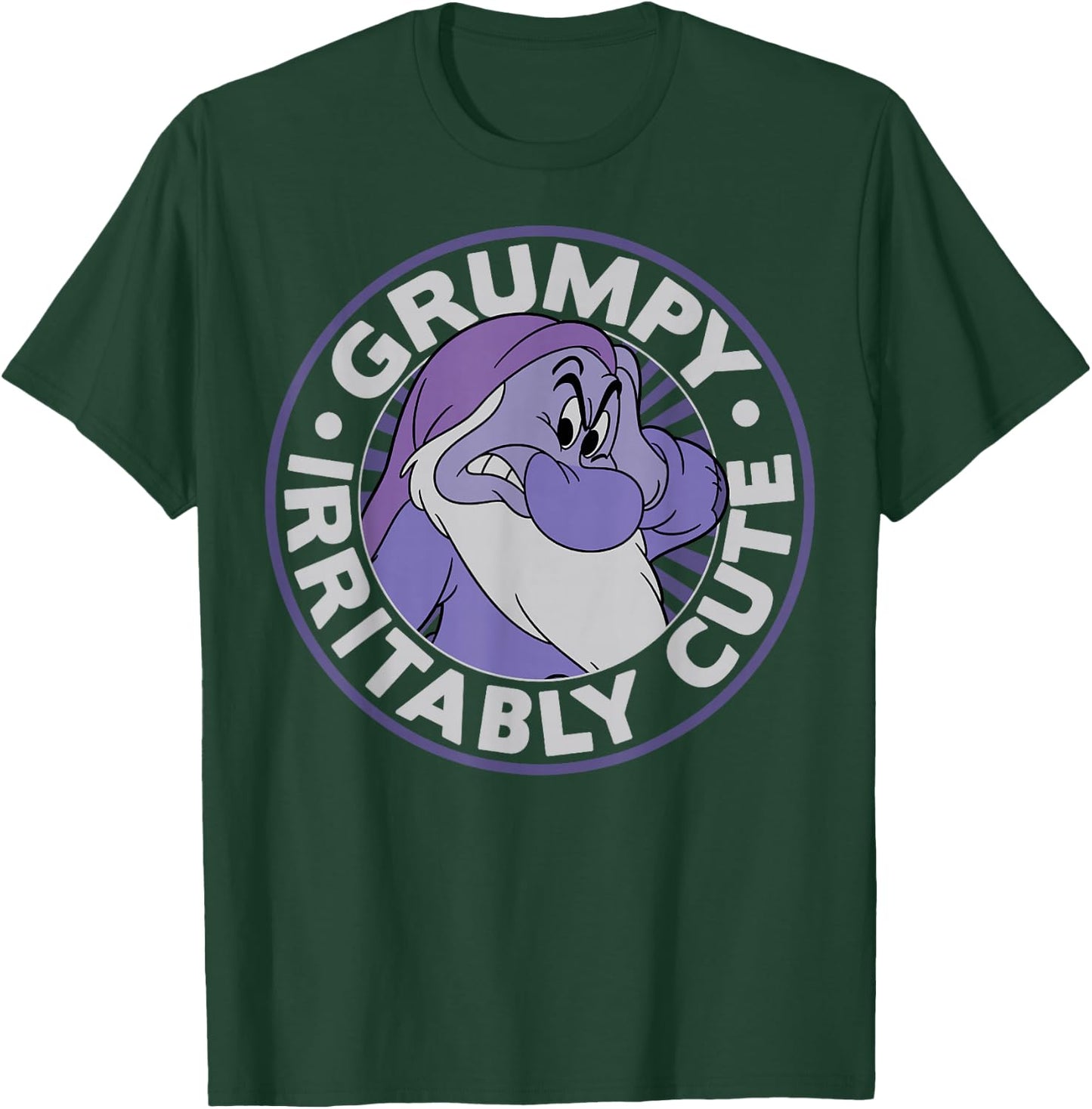 Disney Snow White Grumpy Irritably Cute Graphic T-Shirt - T-Shirt | Forest