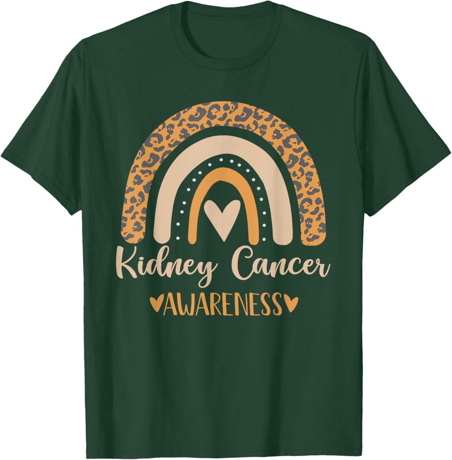 we wear Orange rainbow awsewome for Kidney Cancer Awareness T-Shirt - T-Shirt | Forest