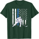 Thin Blue Line Hockey - Police Gifts T-Shirt - T-Shirt | Forest