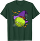 Tennis Ball Witch Hat Pumpkin Spooky Halloween Costume T-Shirt - T-Shirt | Forest