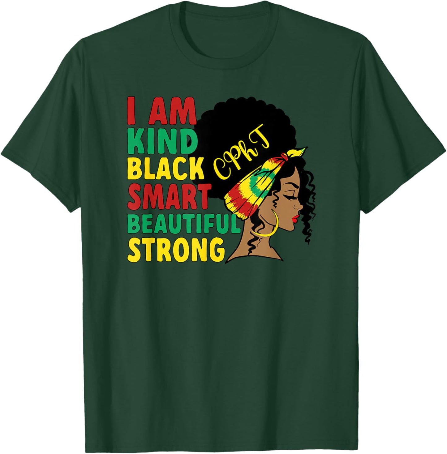 Black CPhT African American Certified Pharmacy Technician T-Shirt - T-Shirt | Forest