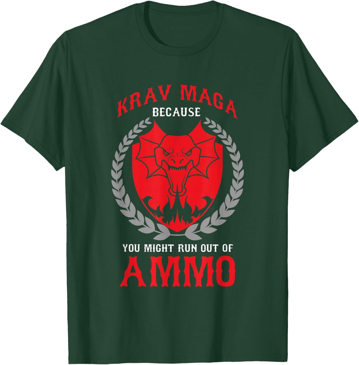 Krav Maga Israeli Contact Combat Sport T-Shirt - T-Shirt | Forest
