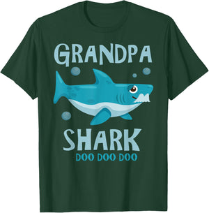 Grandpa Shark T-Shirt - T-Shirt | Forest