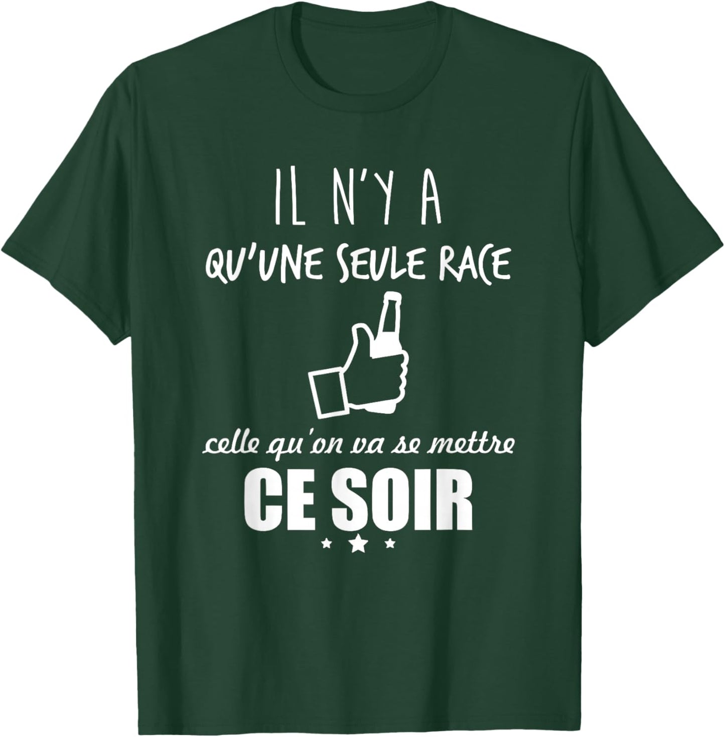 There is only one race that we're going to put on tonight , Black, S T-Shirt - T-Shirt | Forest