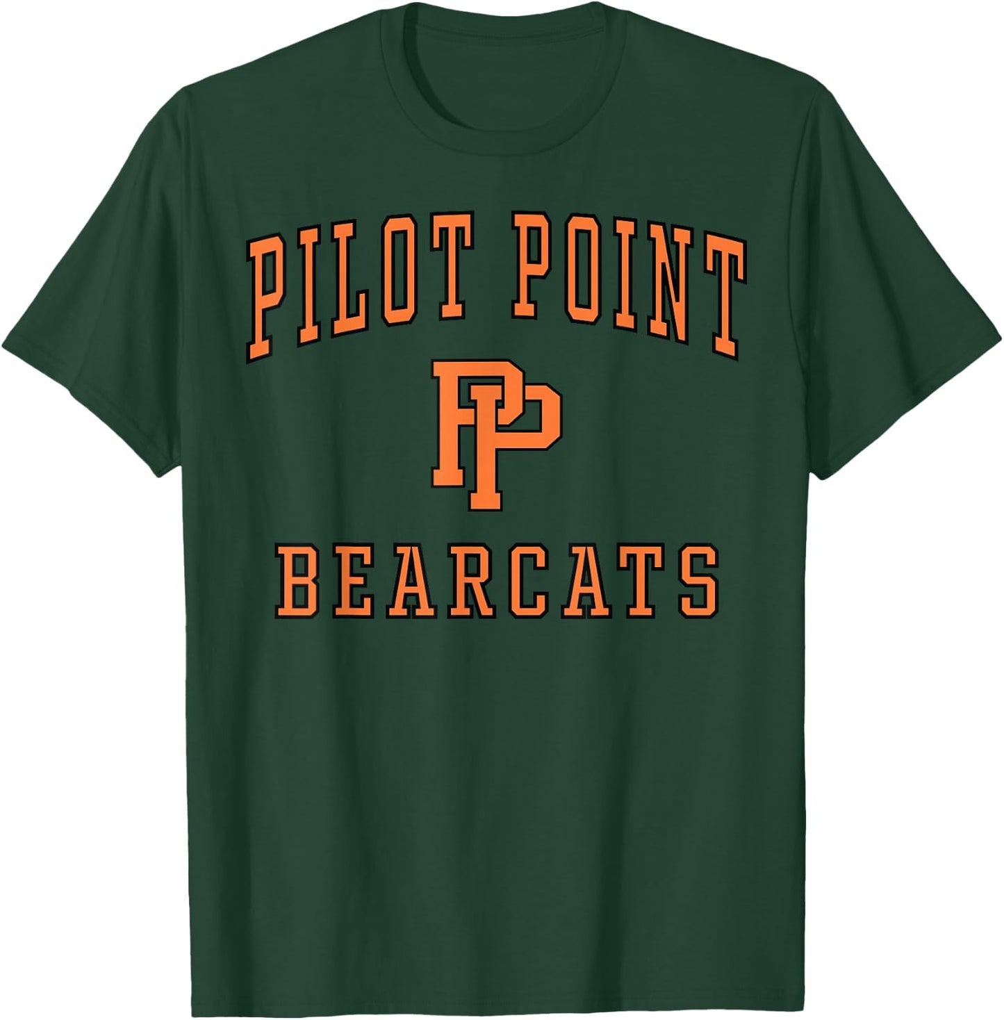 Pilot Point High School Bearcats C1 T-Shirt - T-Shirt | Forest