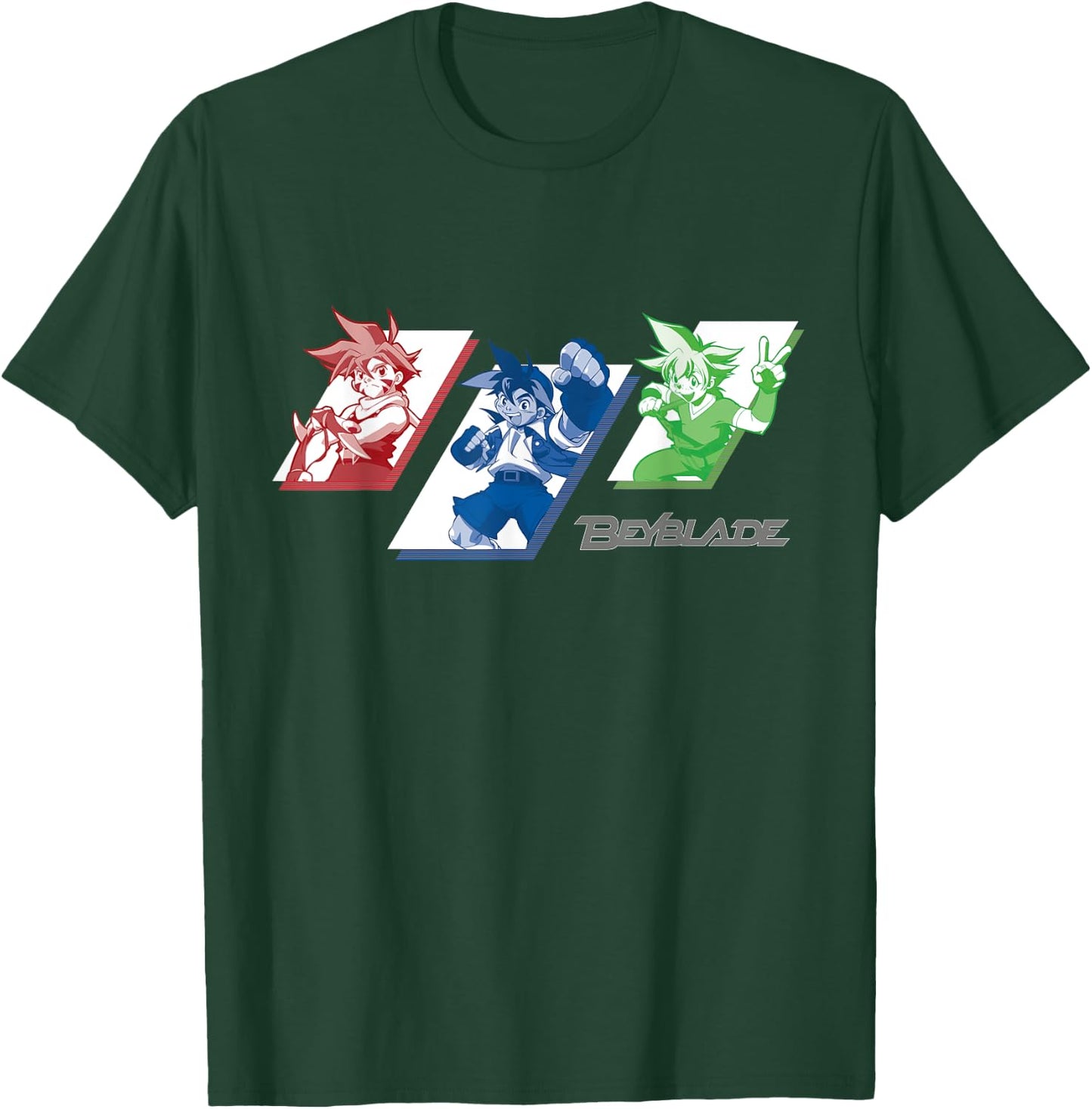 Beyblade Generaton 1 Triad Dark T-Shirt - T-Shirt | Forest