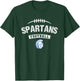 Lake Forest Spartans Logo Football Distressed HS T-Shirt - T-Shirt | Forest