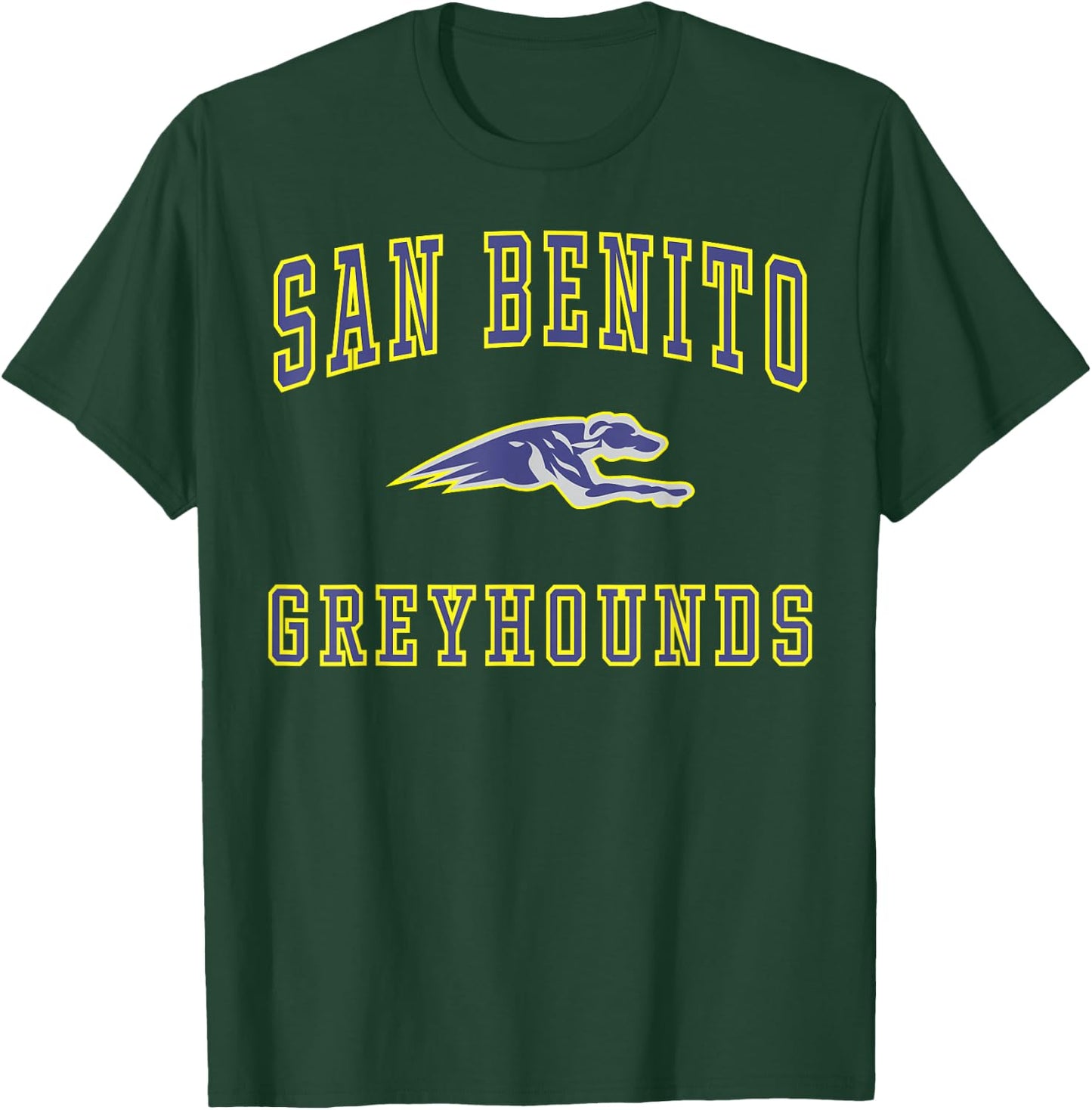 San Benito High School Greyhounds C1 T-Shirt - T-Shirt | Forest