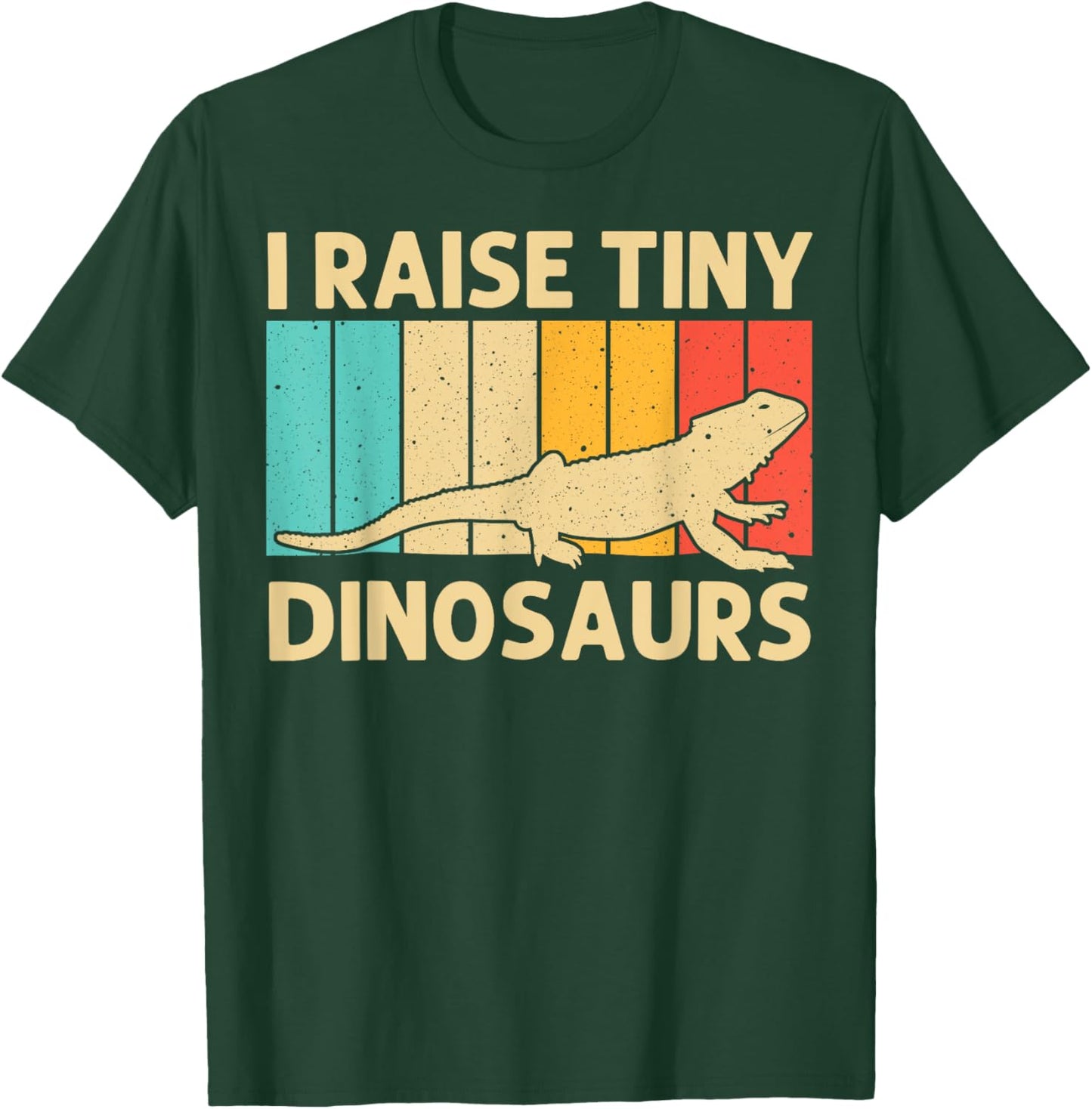 Funny Bearded Dragon Art Women Reptile Iguana Lizard T-Shirt - T-Shirt | Forest