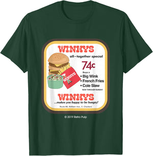 Winky's Hamburgers Winkys Pittsburgh Restaurant T Shir T-Shirt - T-Shirt | Forest