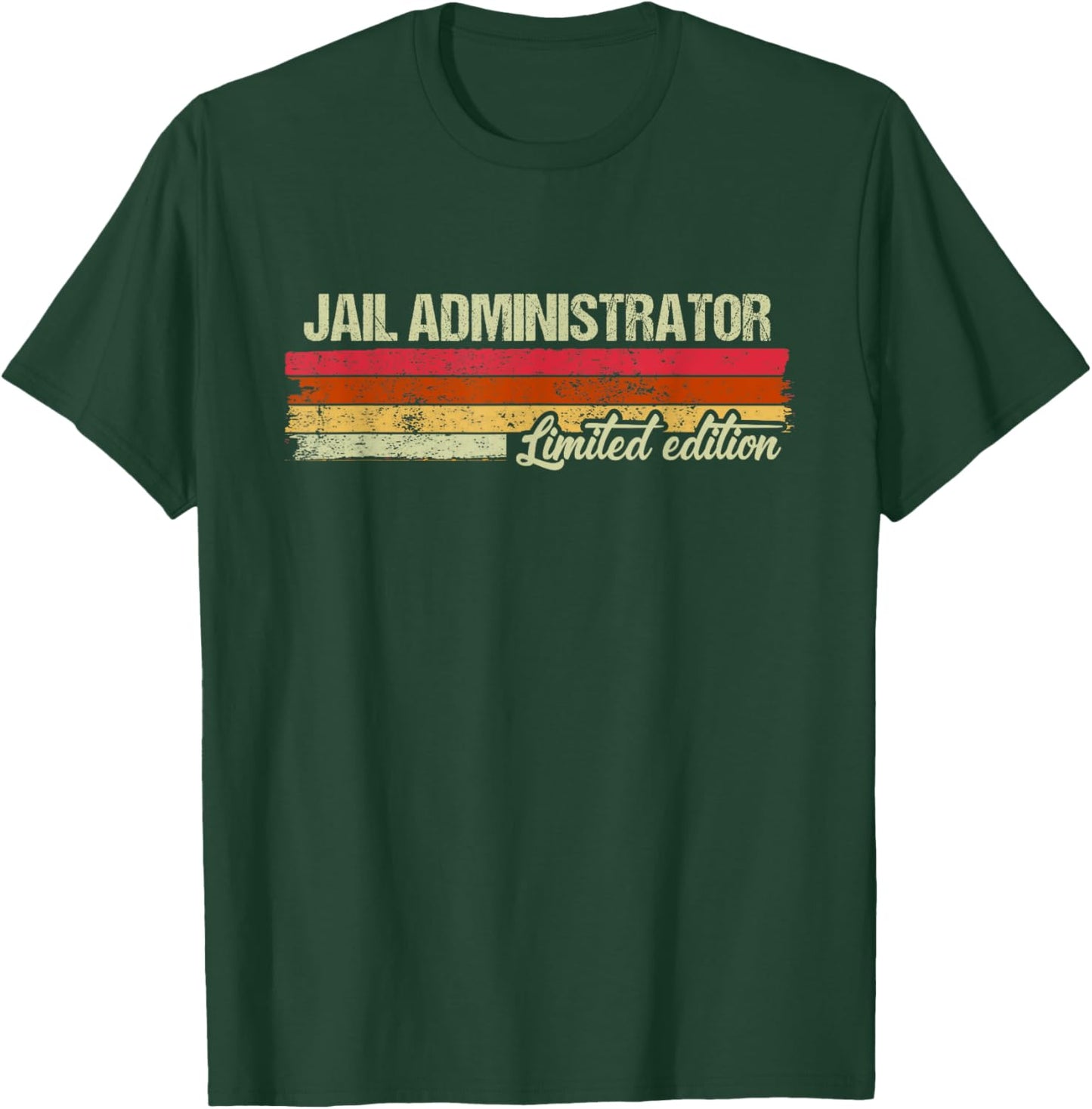 Vintage Jail Administrator Limited Edition T-Shirt - T-Shirt | Forest