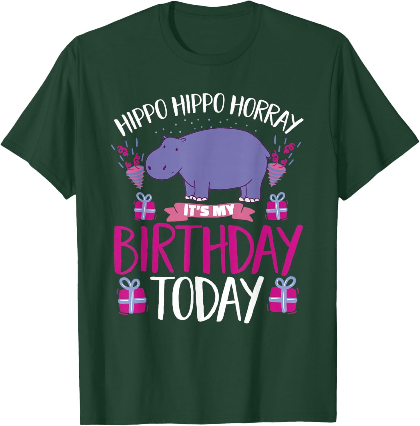 Hippo Hippo T-Shirt - T-Shirt | Forest