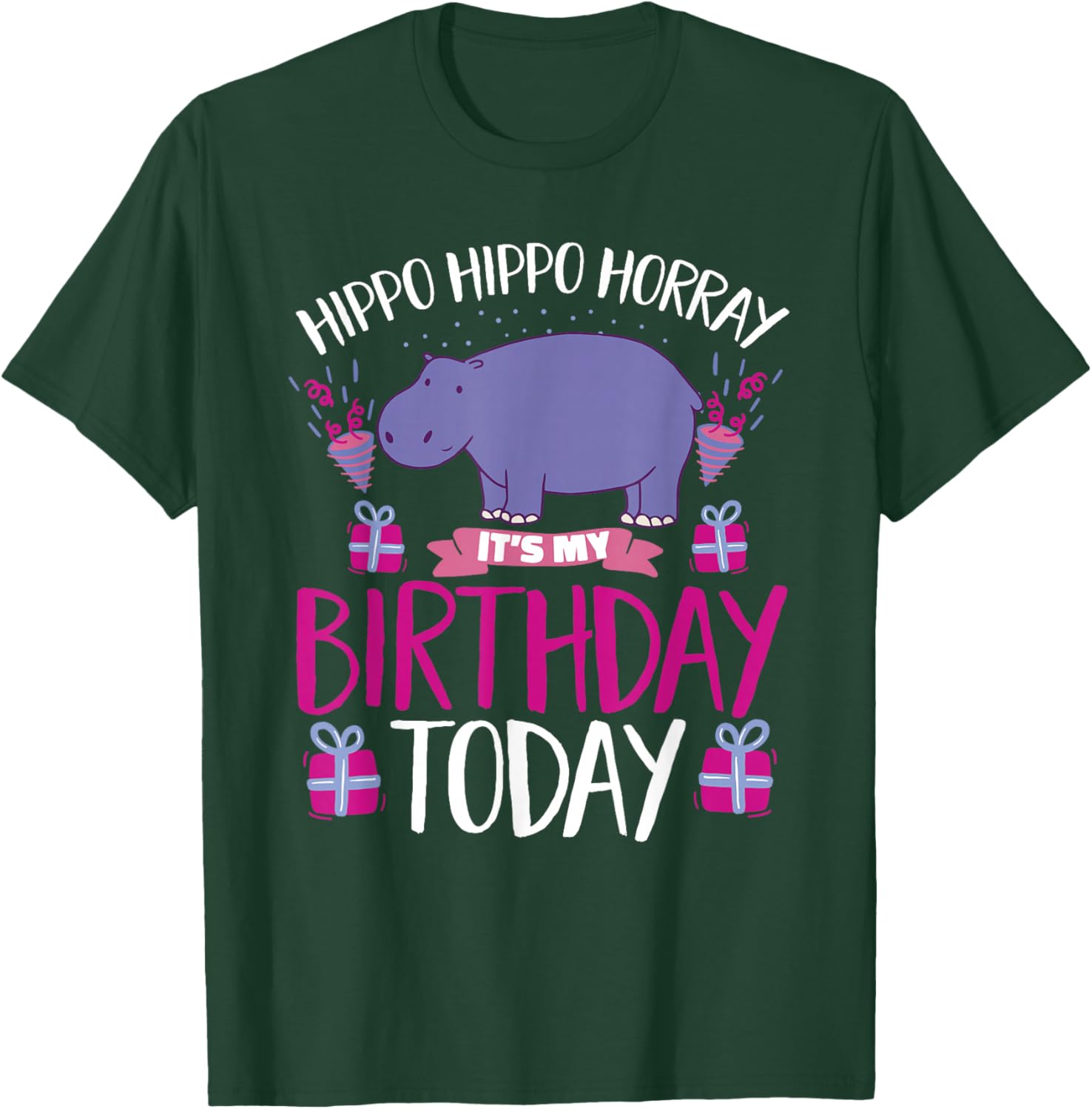 Hippo Hippo T-Shirt - T-Shirt | Forest