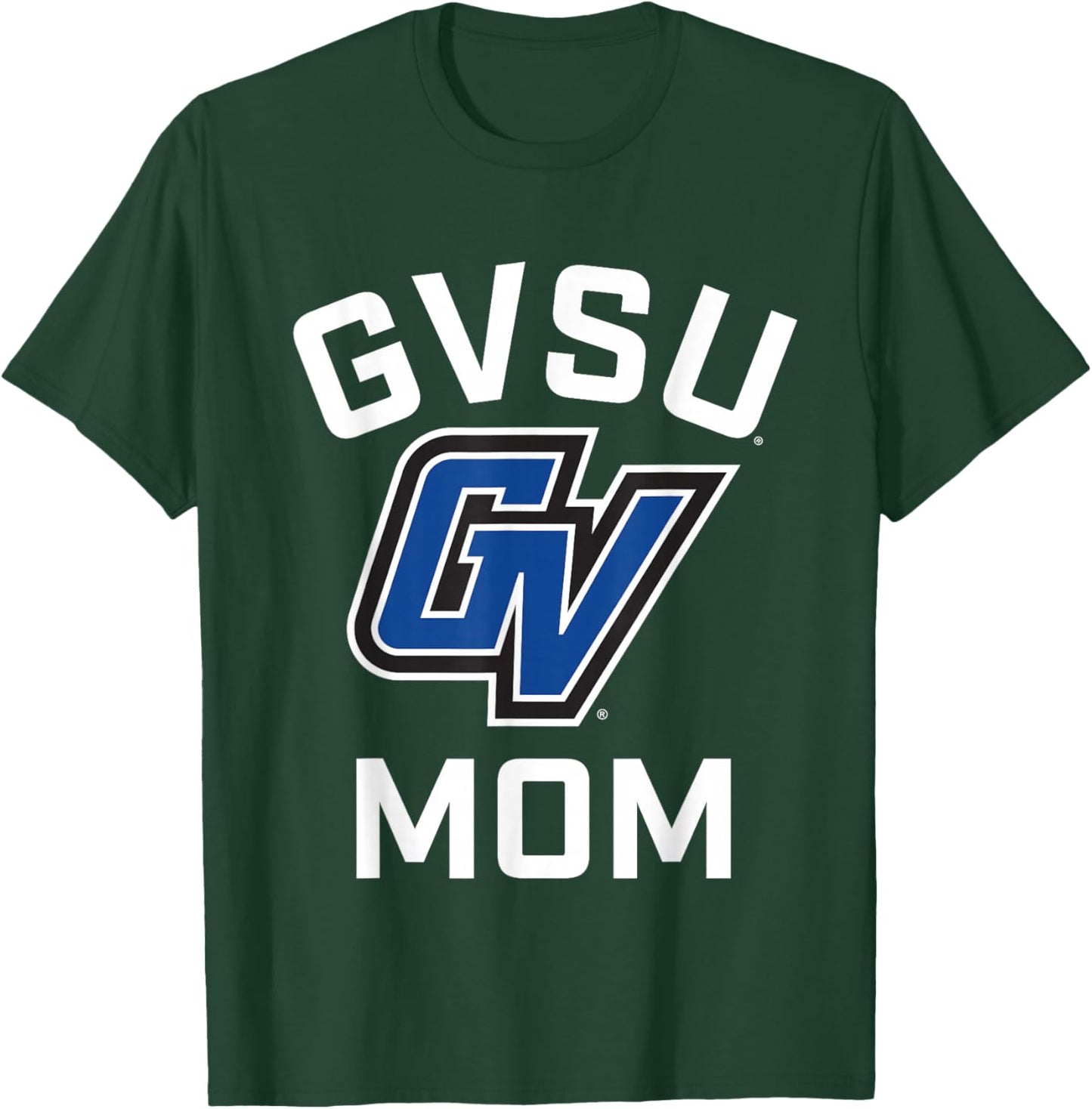 Grand Valley State University GVSU Lakers Arched Mom T-Shirt - T-Shirt | Forest