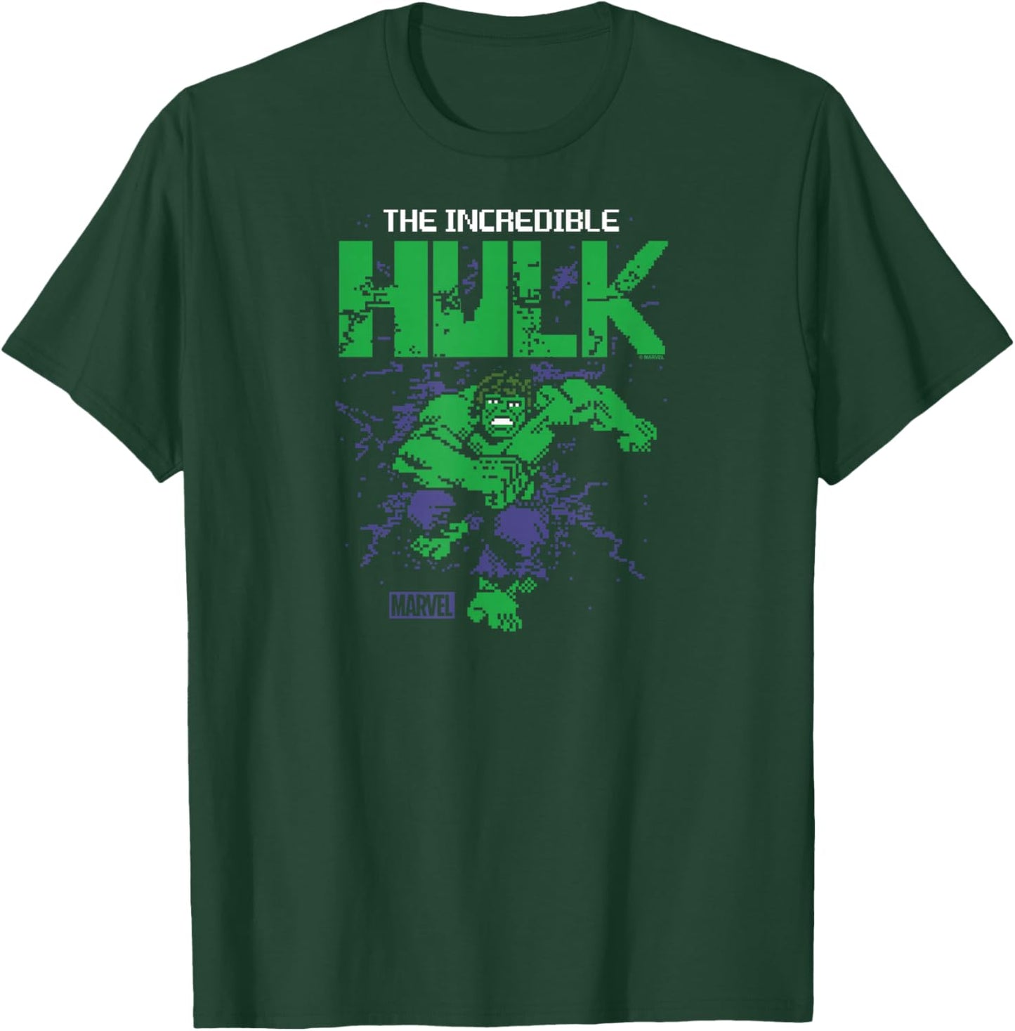 Hulk - 8-Bit T-Shirt - T-Shirt | Forest