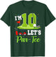I'm 10 Let's Par- Birthday Golf Theme 10th Party T-Shirt - T-Shirt | Forest