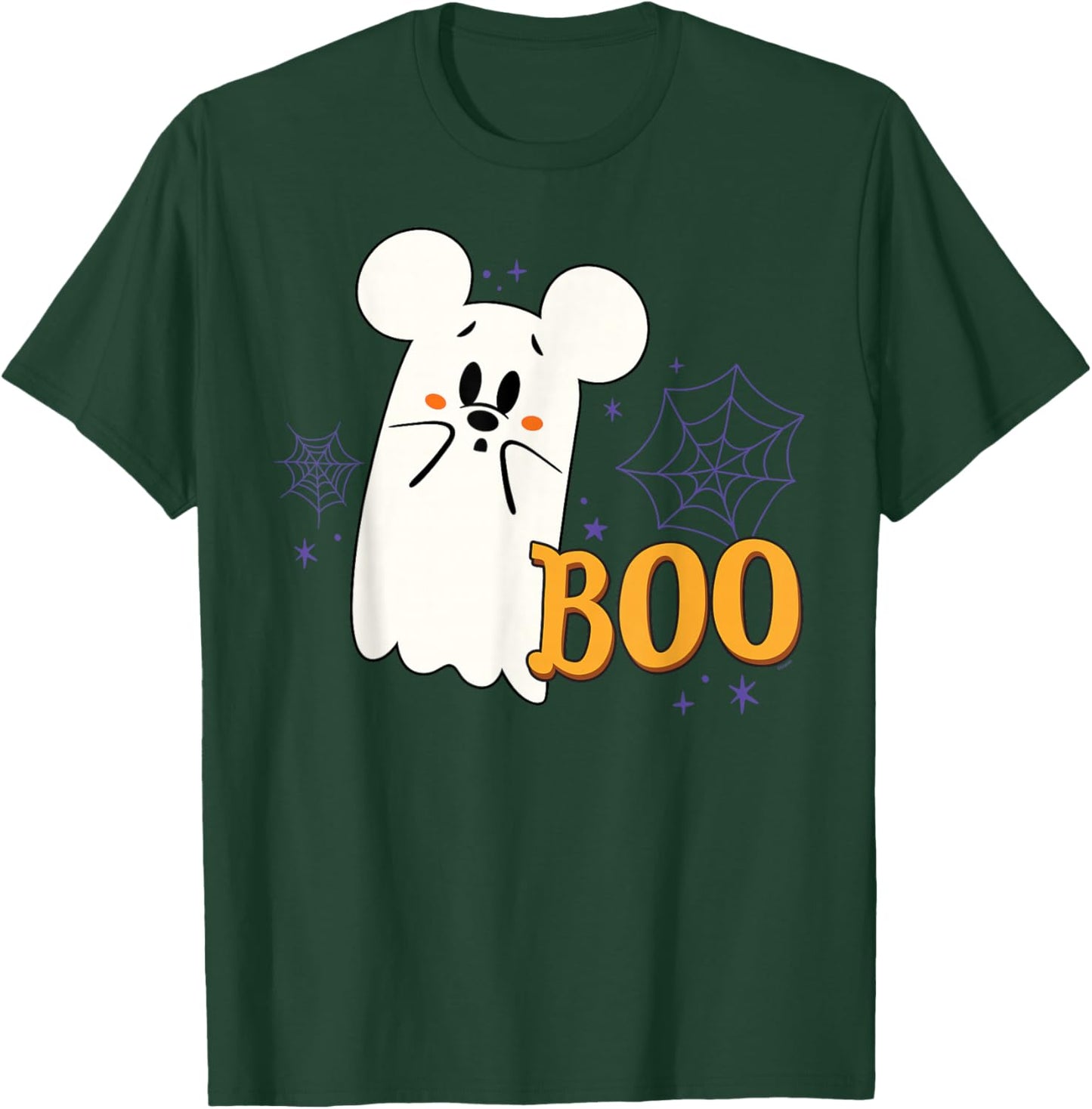 Disney Mickey Mouse Cute Little Ghost Boo Halloween T-Shirt - T-Shirt | Forest