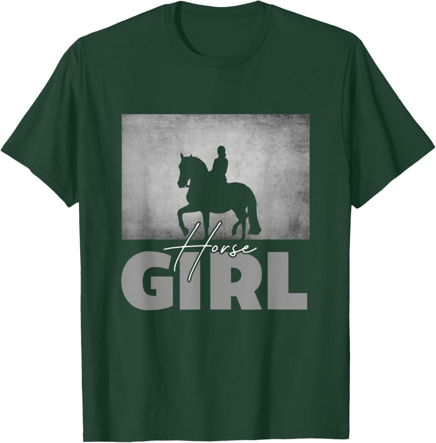 Horse Girl Horseback Riding Apparel - Horse T-Shirt - T-Shirt | Forest